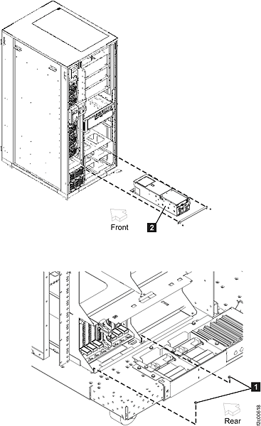 Remove the I/O enclosure chassis