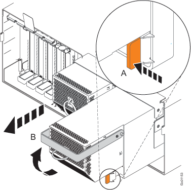 Removing the power supply