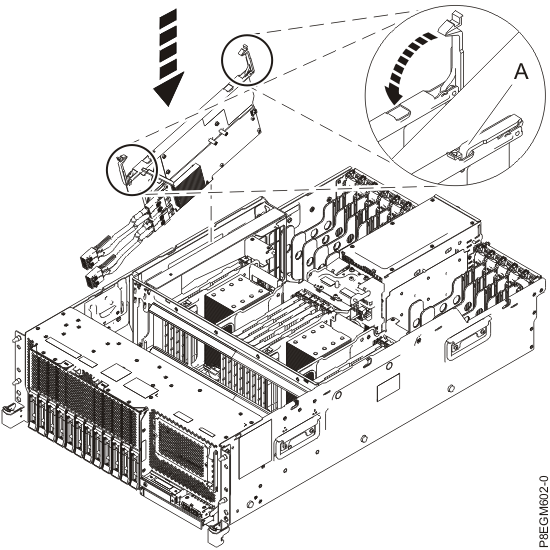 Installing the SAS RAID internal adapter